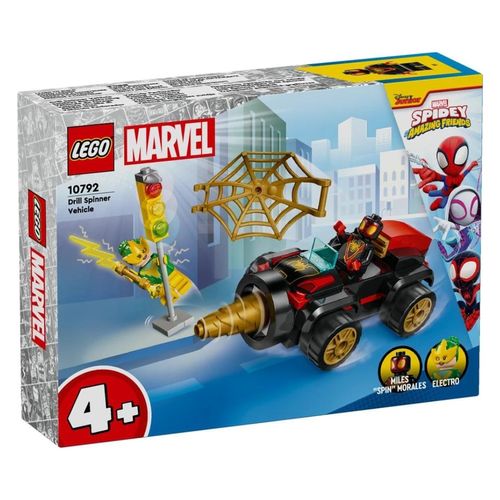 LEGO Marvel - Veículo Giratório de Perfuração - 58 Peças - 10792