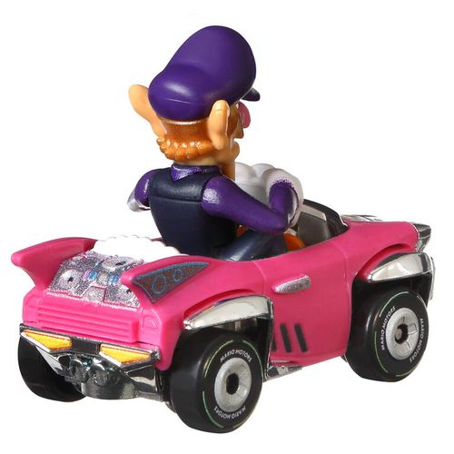 Carrinho Hot Wheels - Waluigi - Mario Kart - Badwagon - 1:64 - Mattel