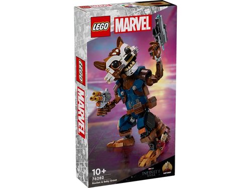 LEGO Marvel - Rocket e Baby Groot - 566 Peças - 76282