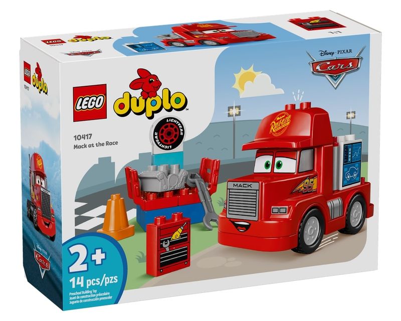 LEG10417---LEGO-Duplo---Mack-na-Corrida---14-Pecas---10417-1