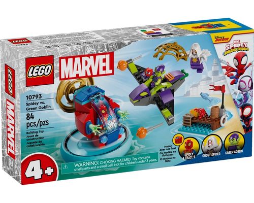 LEGO Marvel - Spidey vs Duende Verde - 84 Peças - 10793