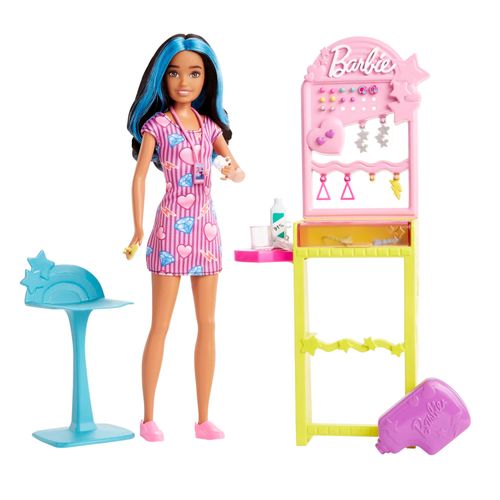 Playset Barbie com Boneca - Perfuradora de Orelhas - Skipper - Mattel