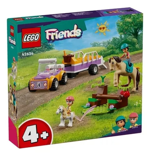 LEGO-Friends---Trailer-com-Cavalo-e-Ponei---105-Pecas---42634-1