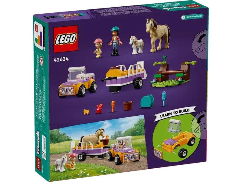 LEGO-Friends---Trailer-com-Cavalo-e-Ponei---105-Pecas---42634-4