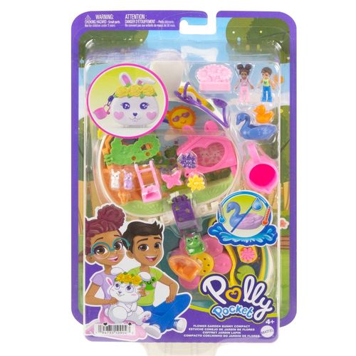 Playset Polly Pocket - Coelhinho do Jardim de Flores - Mattel