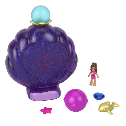 Playset Polly Pocket - Lagoa Subaquática - Sparkle Cove Adventure - Mattel