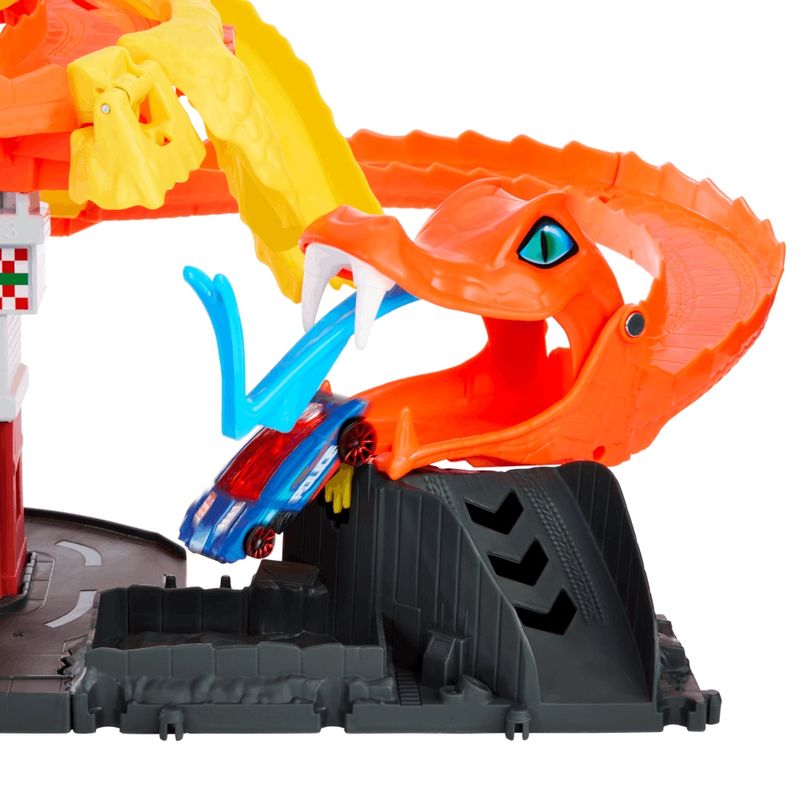 MATHTN81---Pista-Hot-Wheels-com-Carrinho---Ataque-da-Cobra-a-Pizzaria---Mattel-3