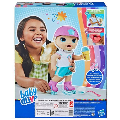 Boneca Baby Alive - Roller Skate - Loira - Hasbro