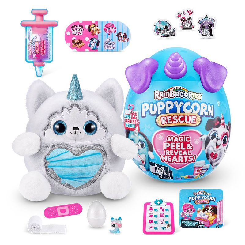 FUCF0150-2-ROXO---Ovo-com-Pelucia-Surpresa---Puppycorn-Rescue---Rainbocorns---Roxo---Fun-1
