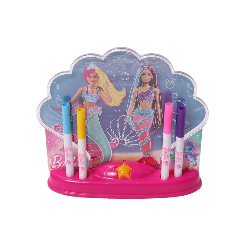 FUCF0123-5---Lousa-com-Luz-da-Barbie---Pinte-e-Ilumine---Sereias---Fun-1