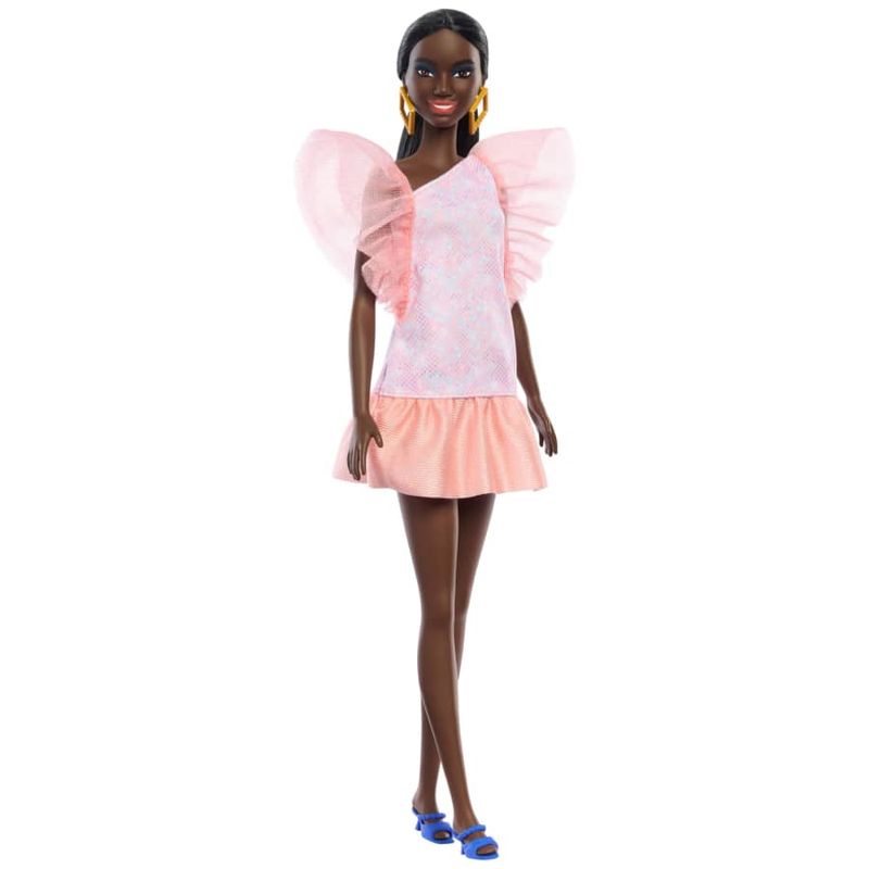 Boneca-Barbie-Fashionista---Vestido-Rosa-e-Laranja---Negra---216---Mattel-4