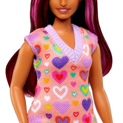 Boneca Barbie Fashionista - Vestido de Coração - 207 - Mattel