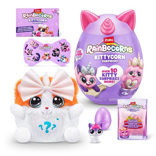 Ovo com Pelúcia Surpresa - Kittycorn - Rainbocorns - Rosa - Fun