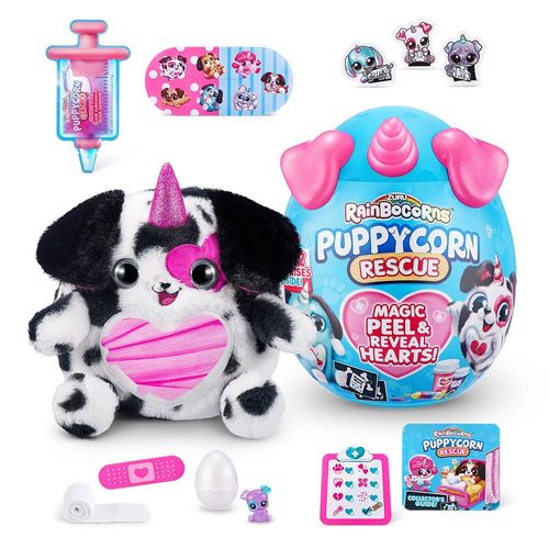 Ovo com Pelúcia Surpresa - Puppycorn Rescue - Rainbocorns - Rosa - Fun