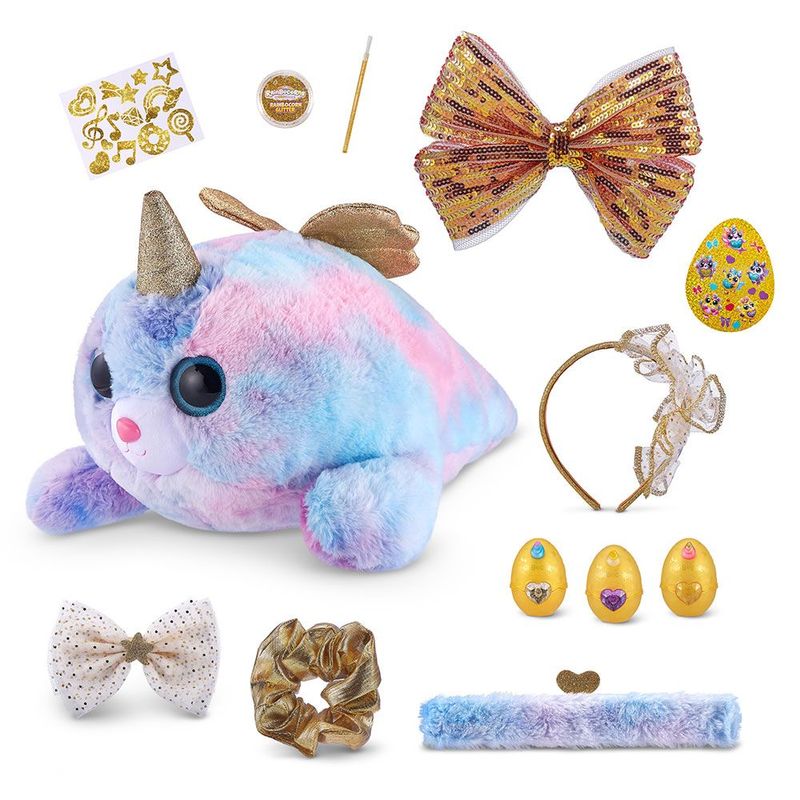 FUCF0150-3-ALINHADO---Ovo-com-Pelucia-Surpresa---Epic-Golden-Egg---Rainbocorns---Foca---Fun-2