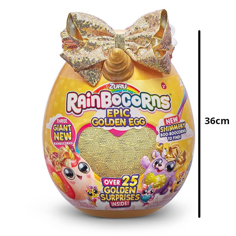FUCF0150-3-MISTURA---Ovo-com-Pelucia-Surpresa---Epic-Golden-Egg---Rainbocorns---Caracol---Fun-3