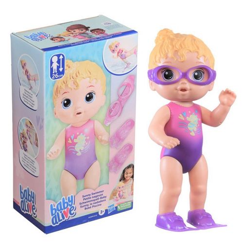 Boneca Baby Alive - Bebê Piscina - Loira - 26 cm - Hasbro