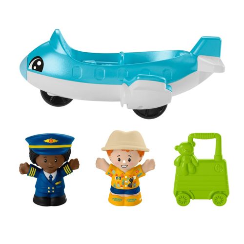 Playset com Mini Figuras - Aventuras no Aeroporto - Little People - Fisher-Price