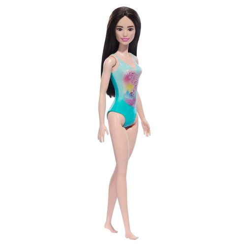 Boneca Barbie - Maiô Verde com Flamingo - Fashion and Beauty - Mattel