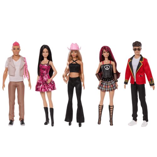 Conjunto de Bonecas Barbie - Rebeldes - Coleção RBD - Mattel