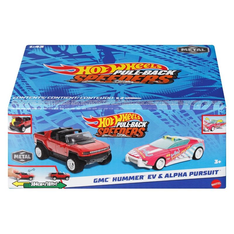 MATHPR91-HWH55---Conjunto-de-Carrinhos-Hot-Wheels---GMC-Hummer-EV-e-Alpha-Pursuit---Pull-Back-Speeders-2