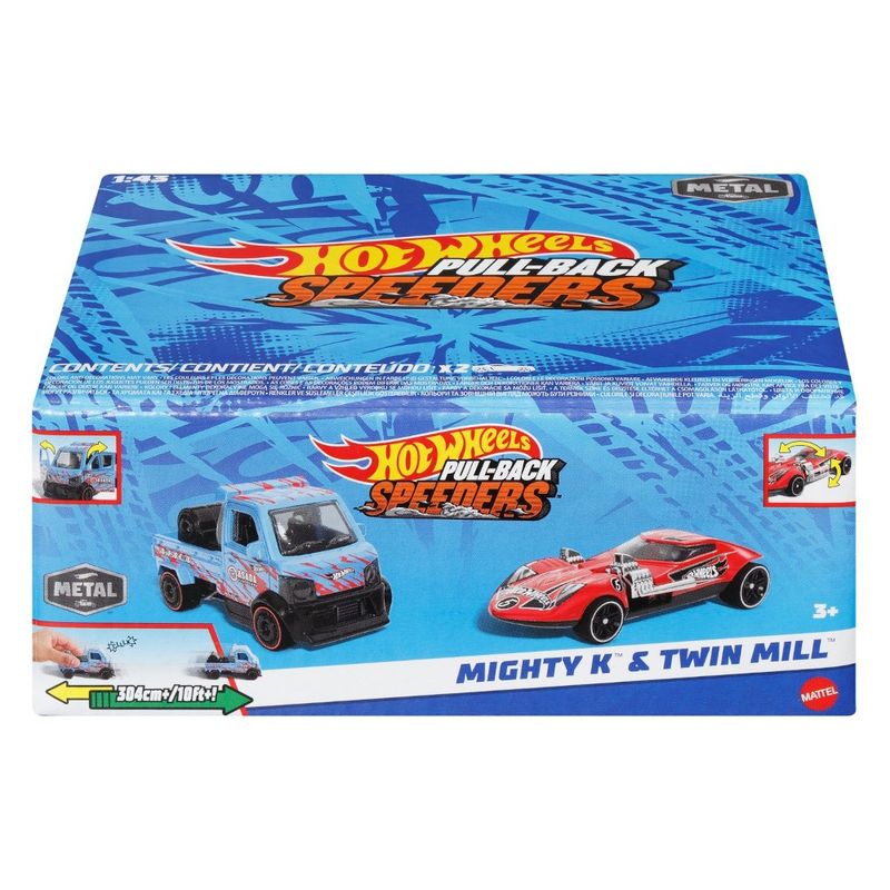 MATHPR91-HWH58---Conjunto-de-Carrinhos-Hot-Wheels---Mighty-K-e-Twin-Mill---Pull-Back-Speeders---Mattel-2