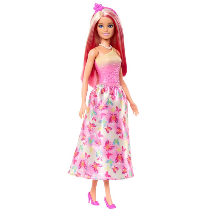 MATHRR07-HRR08---Boneca-Barbie---Donzela-Vestido-de-Sonho-Rosa---Mattel-5