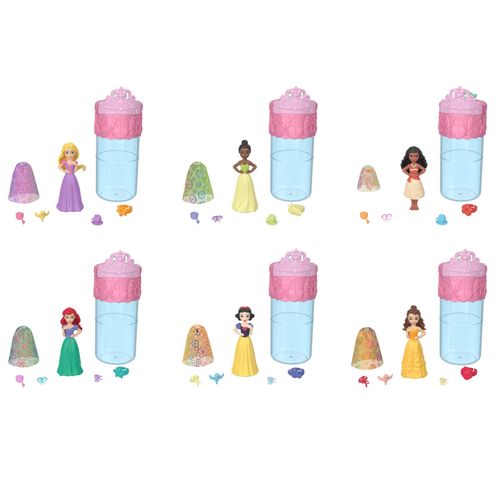 Mini Boneca Surpresa - Princesas - Color Reveal Royal - Disney - Sortido - Mattel