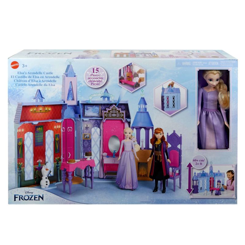 MATHLW61---Playset-Frozen-com-Boneca---Castelo-Arendelle-da-Elsa---Disney---Mattel-2