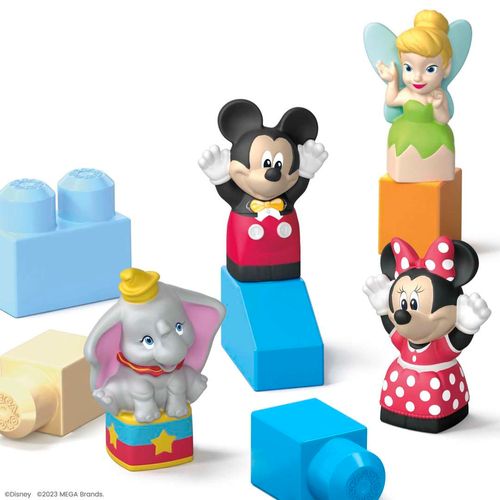 Blocos de Montar - Celebração do Castelo da Disney - 100 Peças - Mega Bloks - Mattel