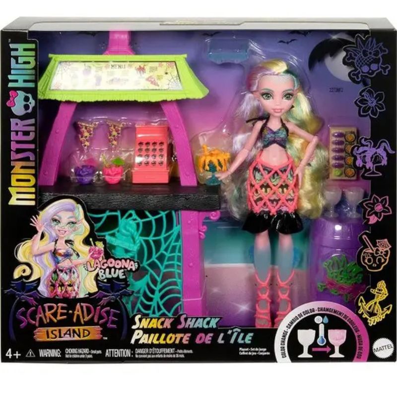 Monster-High-Scare-Adise-Island---Lagoona-Blue---Mattel