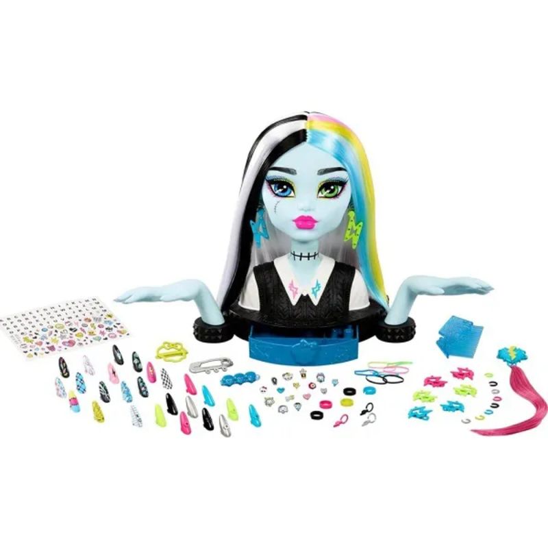 FRANKIE-STEIN---MONSTER-HIGH-STYLING-HEAD---29CM---MATTEL