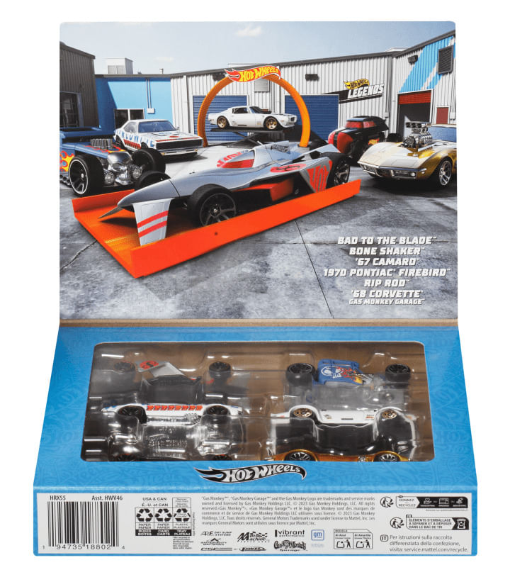 Hot-Wheels-6-Carrinhos-Tematicos-Legends-HRX55-Mattel