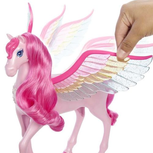 Barbie Pegasus Rosa com Acessórios- Barbie a Touch of Magic - HLC40 - Mattel