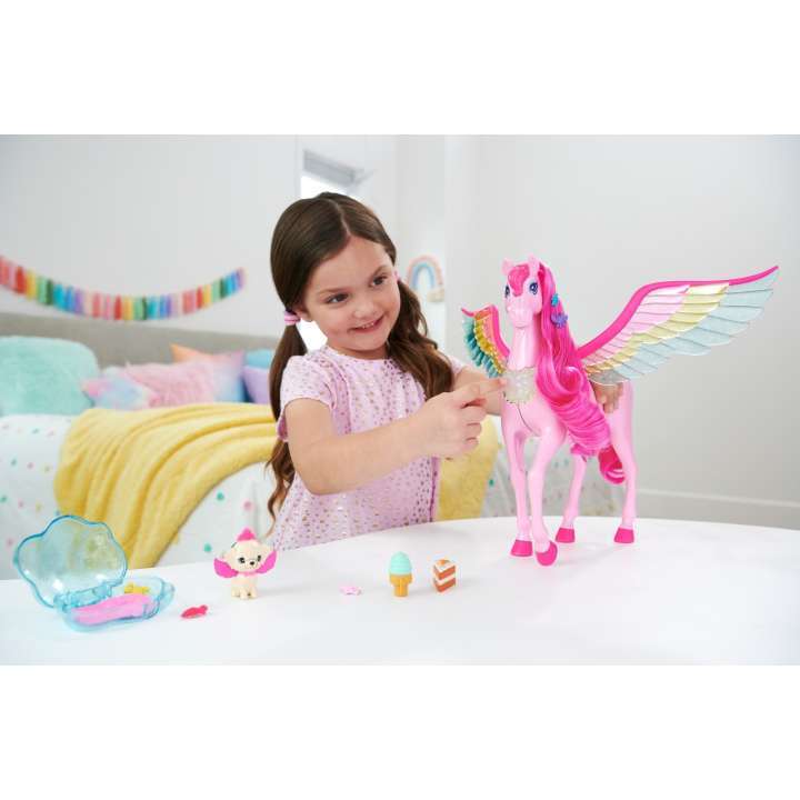 -Barbie-Pegasus-Rosa-Com-Acessorios---Mattel
