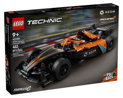 LEGO Technic - Carro de corrida NEOM McLaren Fórmula E - 452 Peças - 42169