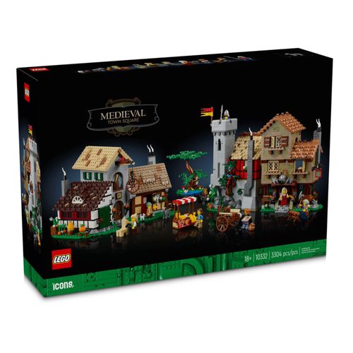 LEGO Icons - Praça da Cidade Medieval - 3304 Peças - 10332