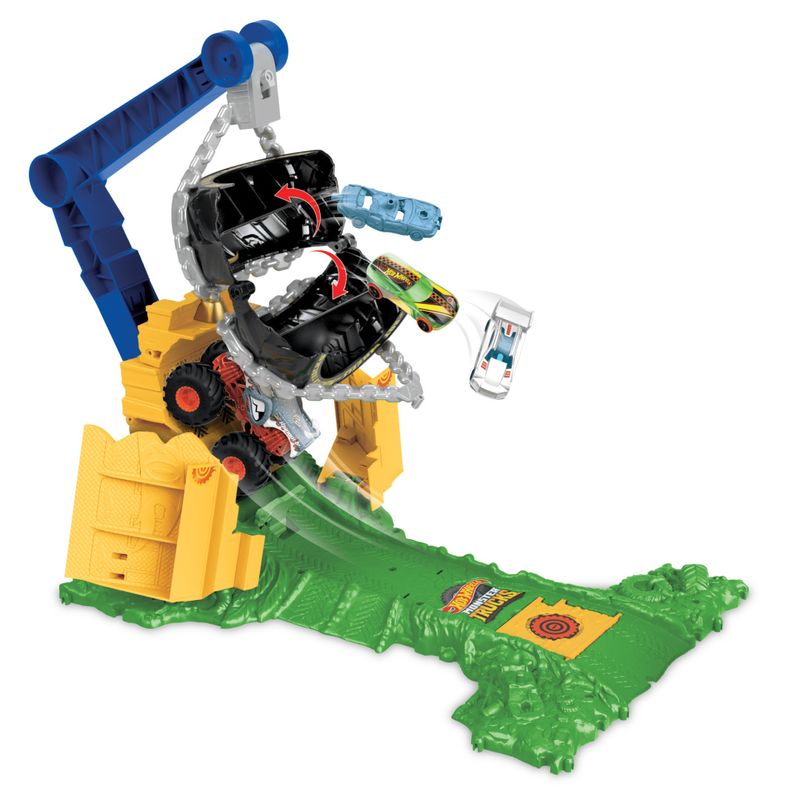 MATHTP18---Pista-Hot-Wheels-com-Carrinho---Arena-de-Demolicao-Reta-na-Selva---Monster-Trucks---Mattel-3