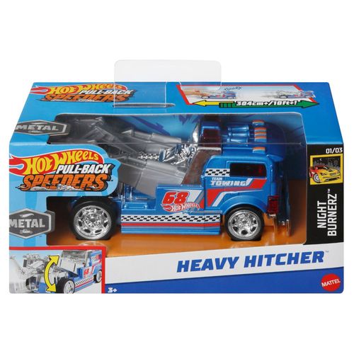 Carrinho Hot Wheels - Heavy Hitcher - Pull-Back Speeders - 1:43 - Mattel