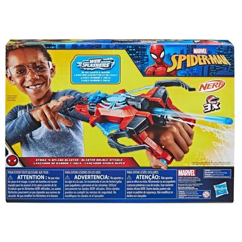 Lançador Ataque Duplo Nerf - Homem-Aranha - Web Splashers - Marvel - Hasbro