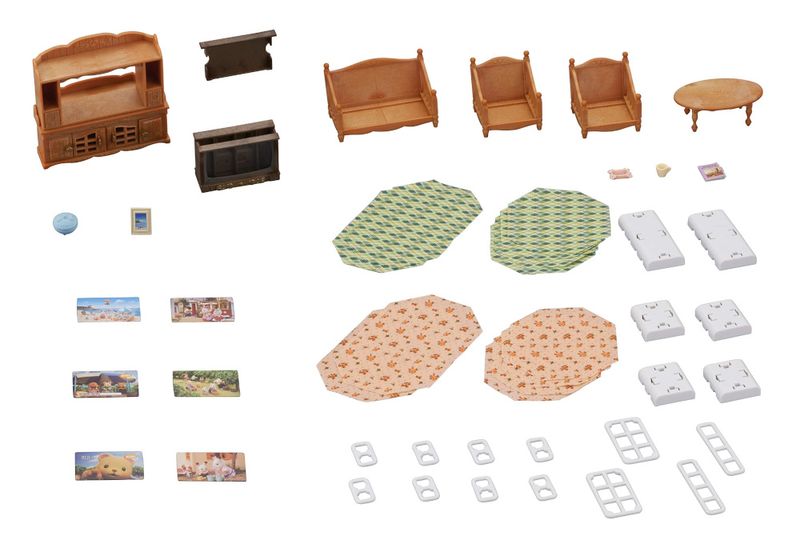 EPO5339---Sylvanian-Families---Conjunto-Sala-de-Estar-Confortavel---Epoch-3