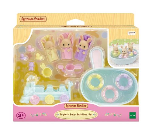 Sylvanian Families - Conjunto Hora do Banho Trigêmeos - Epoch