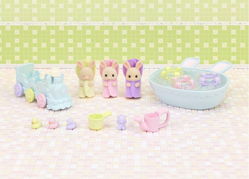 EPO5707---Sylvanian-Families---Conjunto-Hora-do-Banho-Trigemeos---Epoch-5