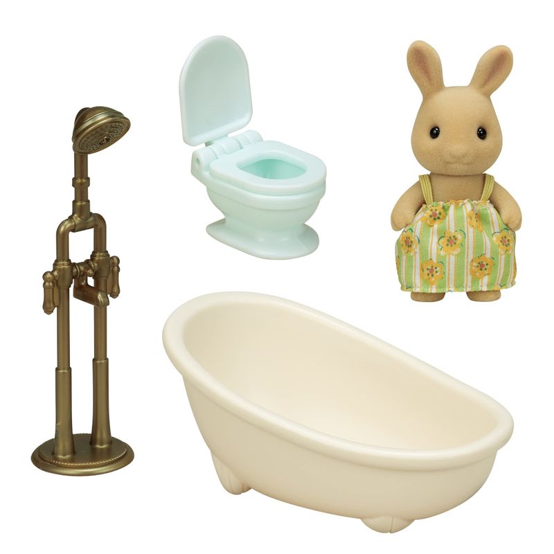 EPO5550---Sylvanian-Families---Conjunto-Hora-do-Banho-Menina-Coelho-Raio-de-Sol---Epoch-2