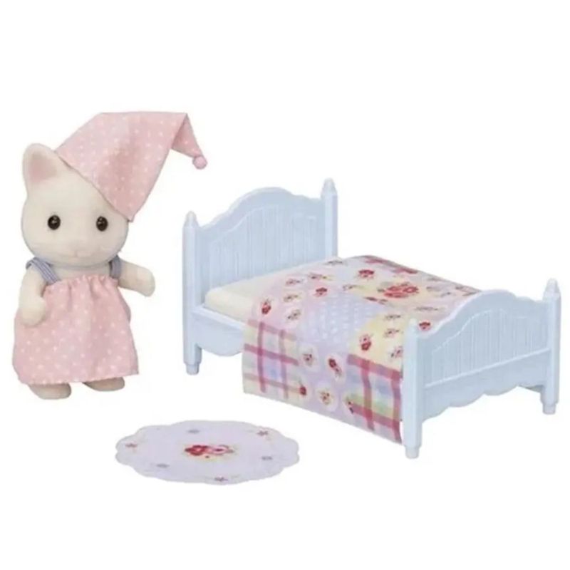 EPO5681---Sylvanian-Families---Conjunto-Cama-e-Menina-Gato-Primavera---Epoch-2