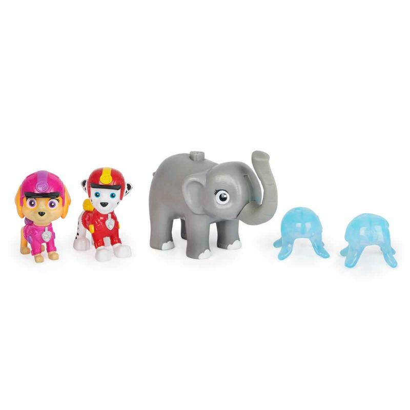 SUN3583-MARSHALL---Conjunto-de-Mini-Figuras---Marshall-Skye-e-Elefante---Patrulha-Canina---Jungle-Pups-2