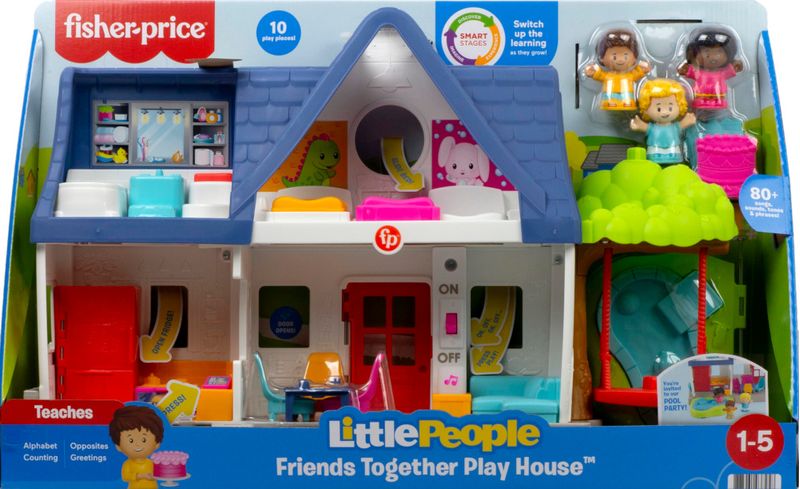 MATHWH02---Playset-com-Mini-Figuras---Casinha-dos-Amigos---Little-People---Fisher-Price-2