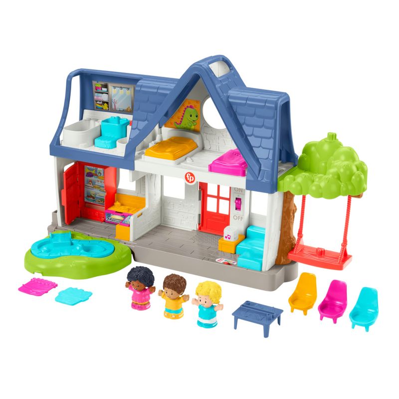 MATHWH02---Playset-com-Mini-Figuras---Casinha-dos-Amigos---Little-People---Fisher-Price-4