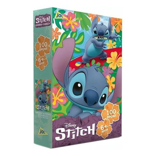 Quebra-Cabeça - Stitch - 100 Peças - Toyster