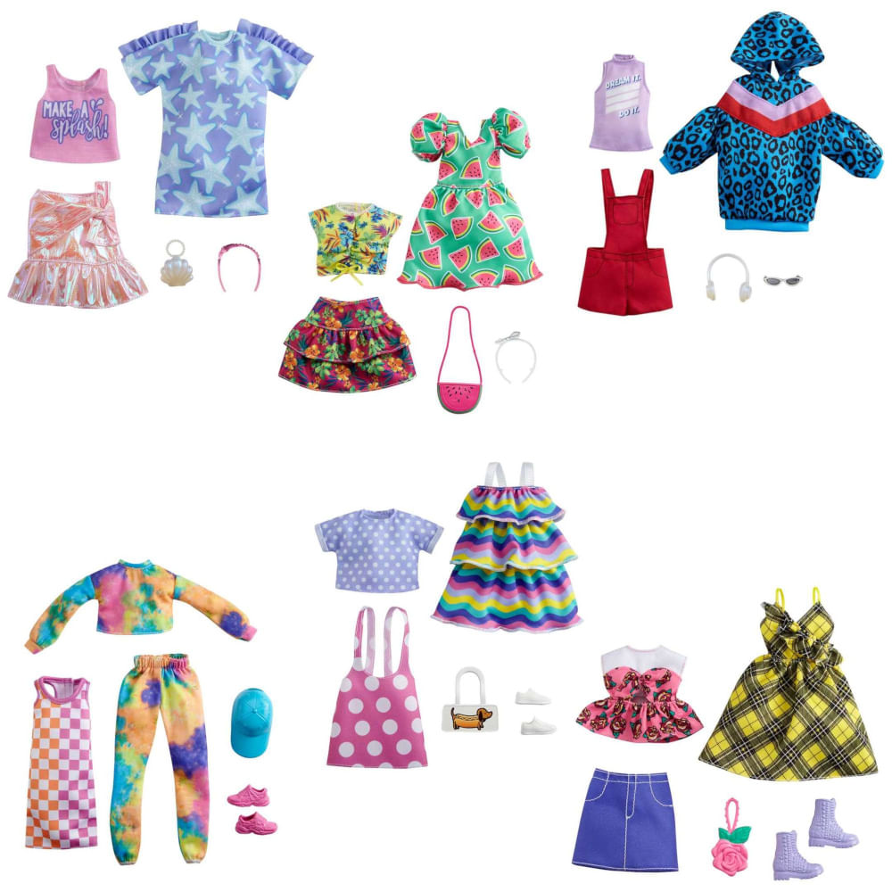 Conjunto de Roupas Barbie - Sortido - Mattel